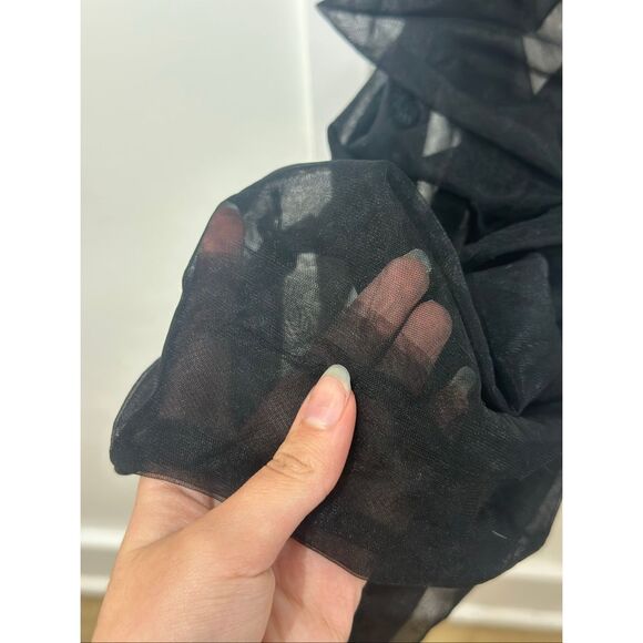 NWT Heiress Beverly Hills Black Strapless Corset Panel Tulle Midi Dress Women's - Picture 4 of 12